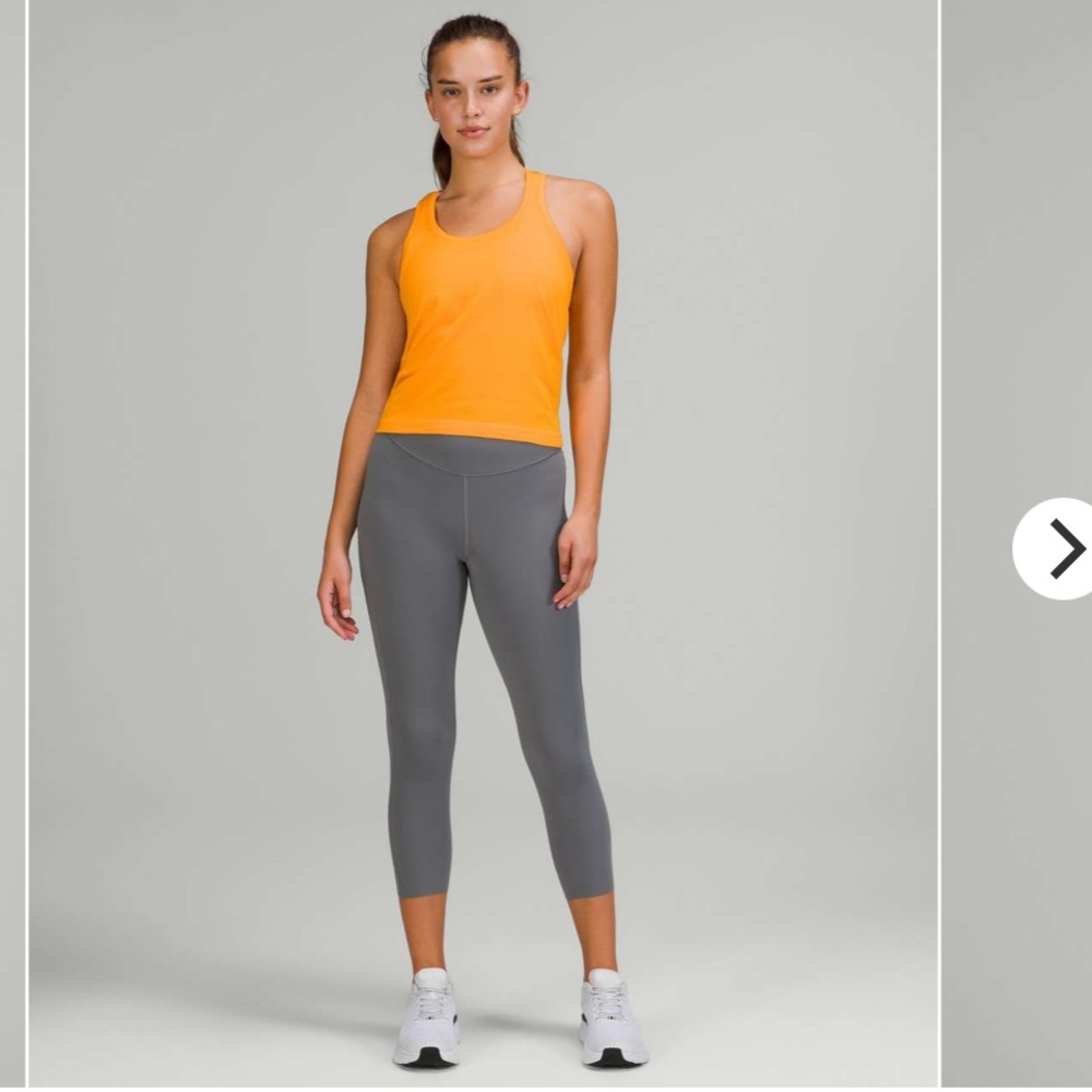 Lululemon- Sz 14- MariGold- Swiftly Tech 2.0 Racerback- Race Length- EUC
